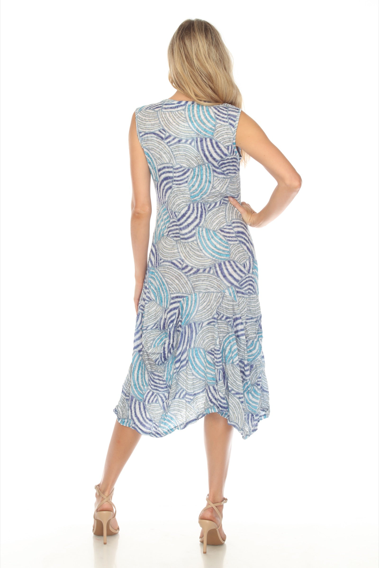 Valerie Dress - Blue Whirl