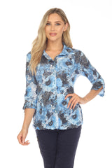 Sabrina Shirt - Winter Florals