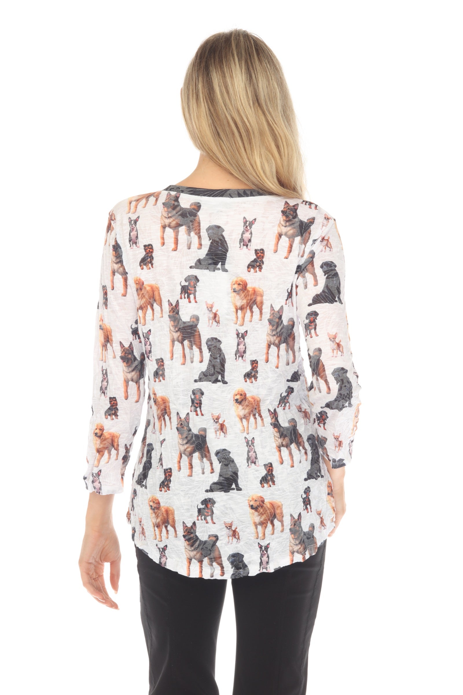 Round-Neck Top - Dog Show