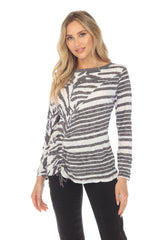 Joelle Top - Zebra Prism