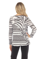 Joelle Top - Zebra Prism