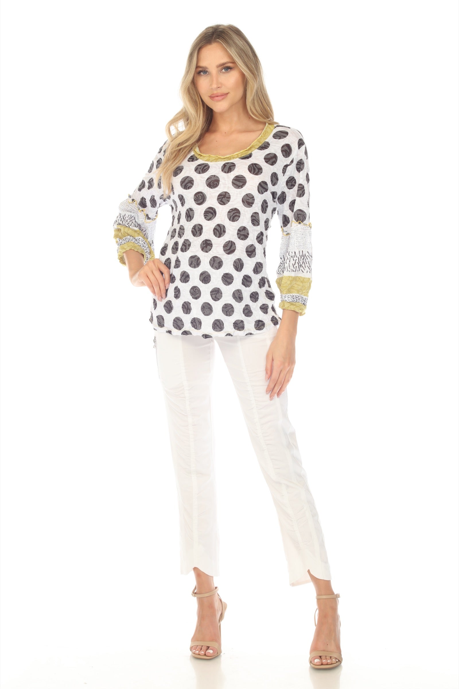 Carla Top - Mixed Dots