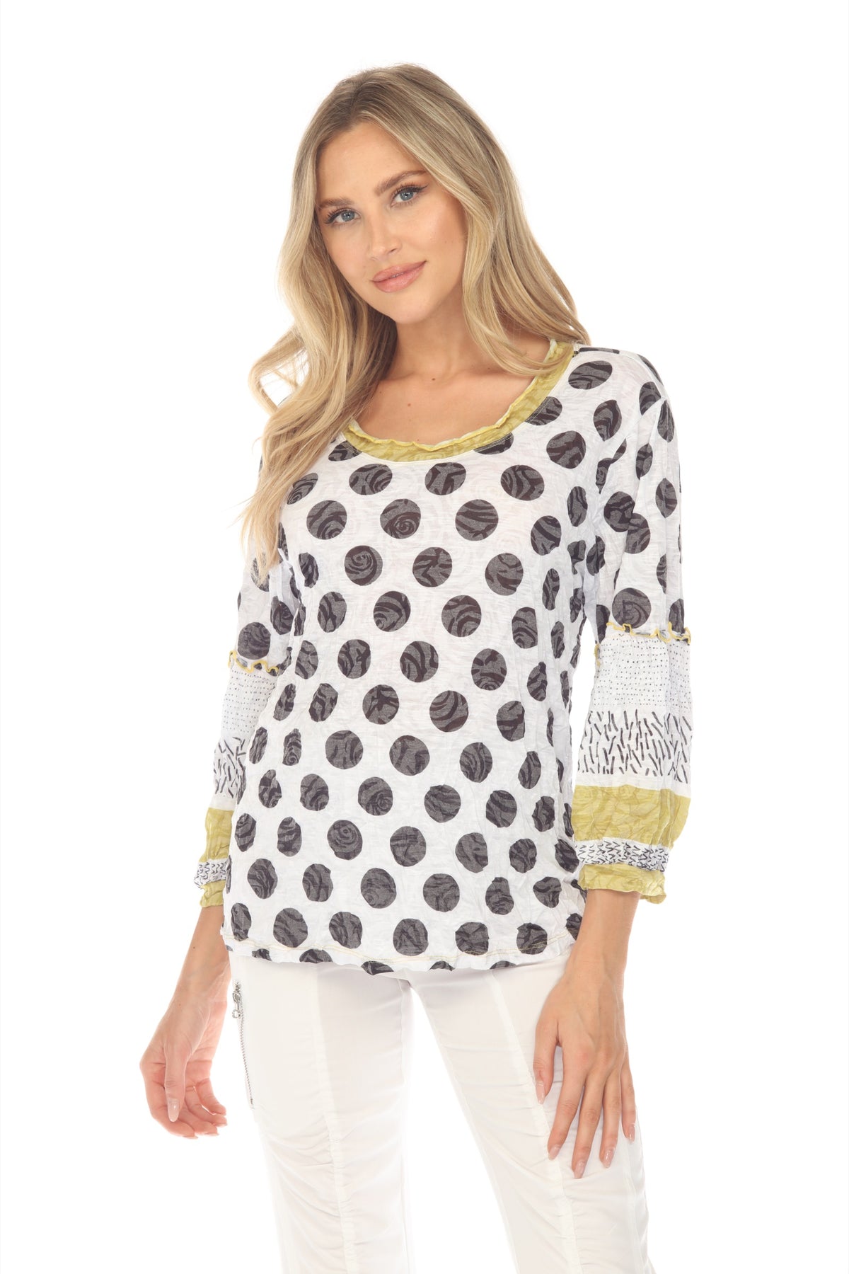 Carla Top - Mixed Dots