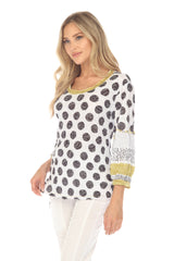 Carla Top - Mixed Dots