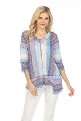 Madeline Top - Lilac Stripes - CARINE