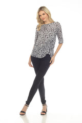 Jolene Top - Ebon Waves - CARINE