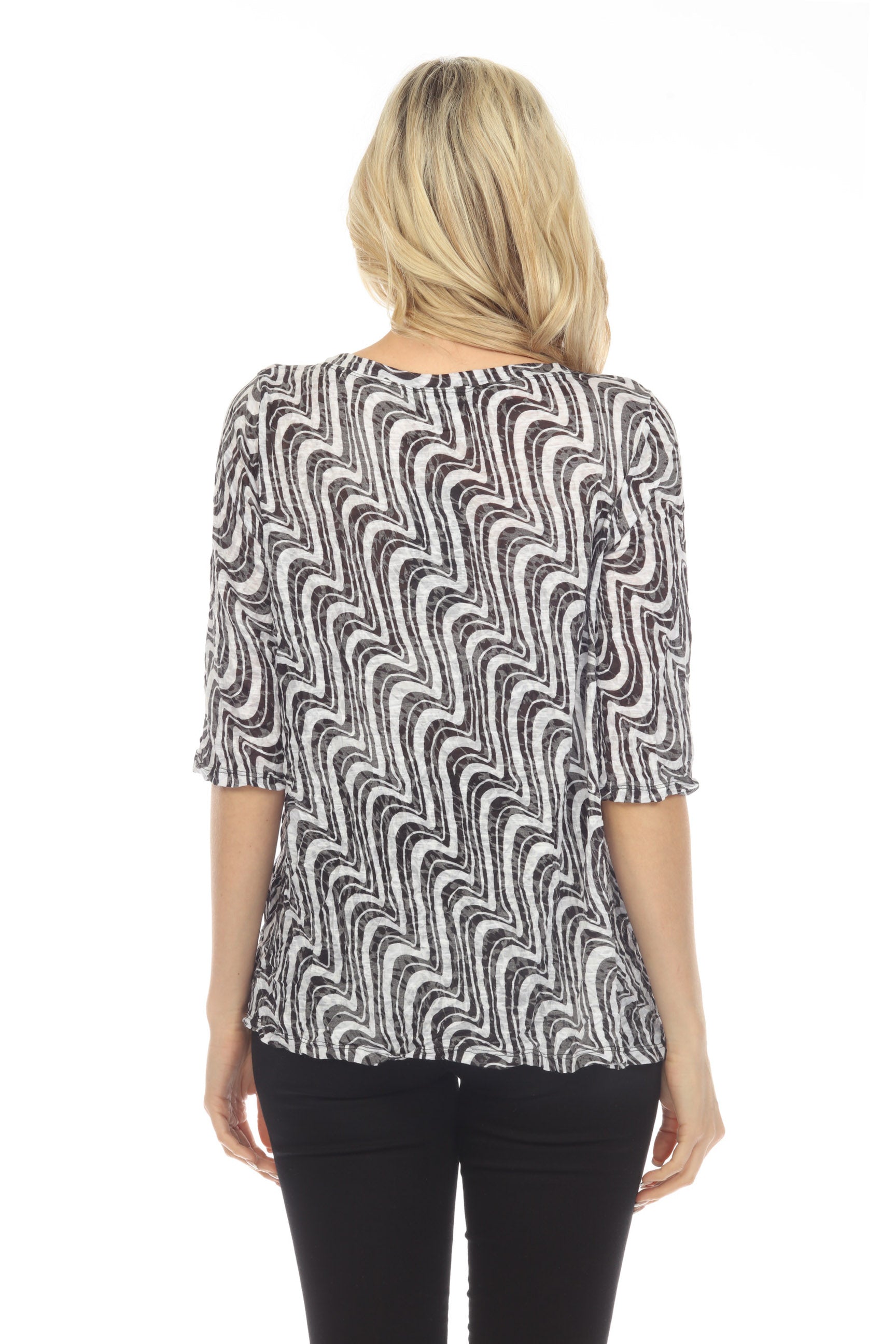 Jolene Top - Ebon Waves - CARINE