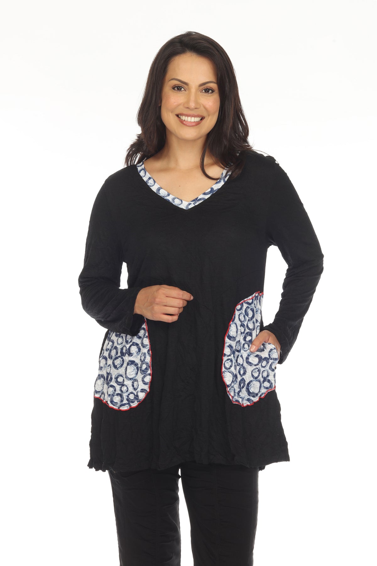 Frances Tunic - Blue Rings - CARINE