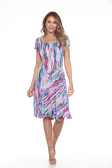 Gail Dress - Aurora Flame