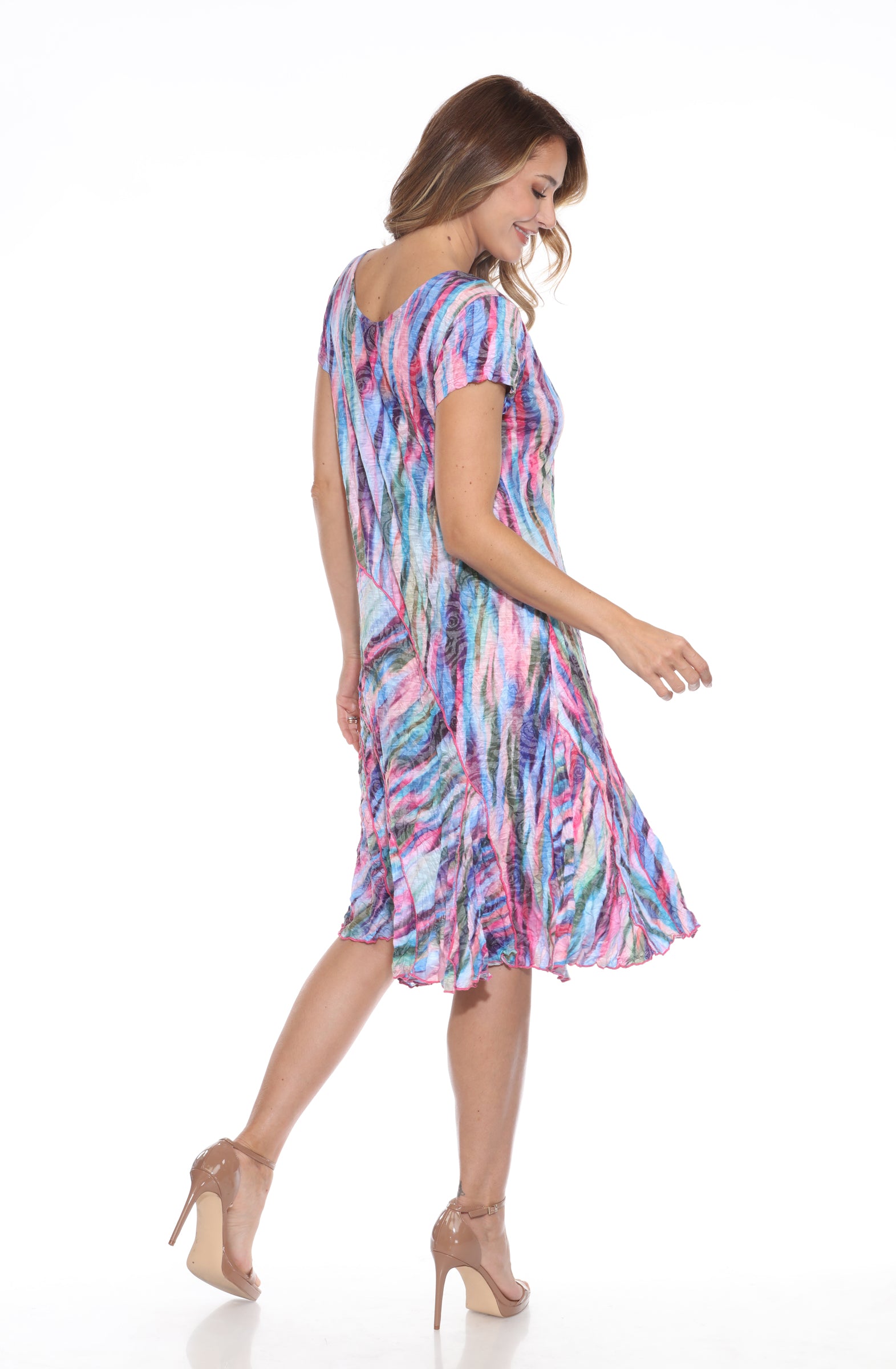 Gail Dress - Aurora Flame