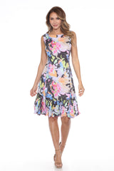 Veronica Dress - Floral Splash