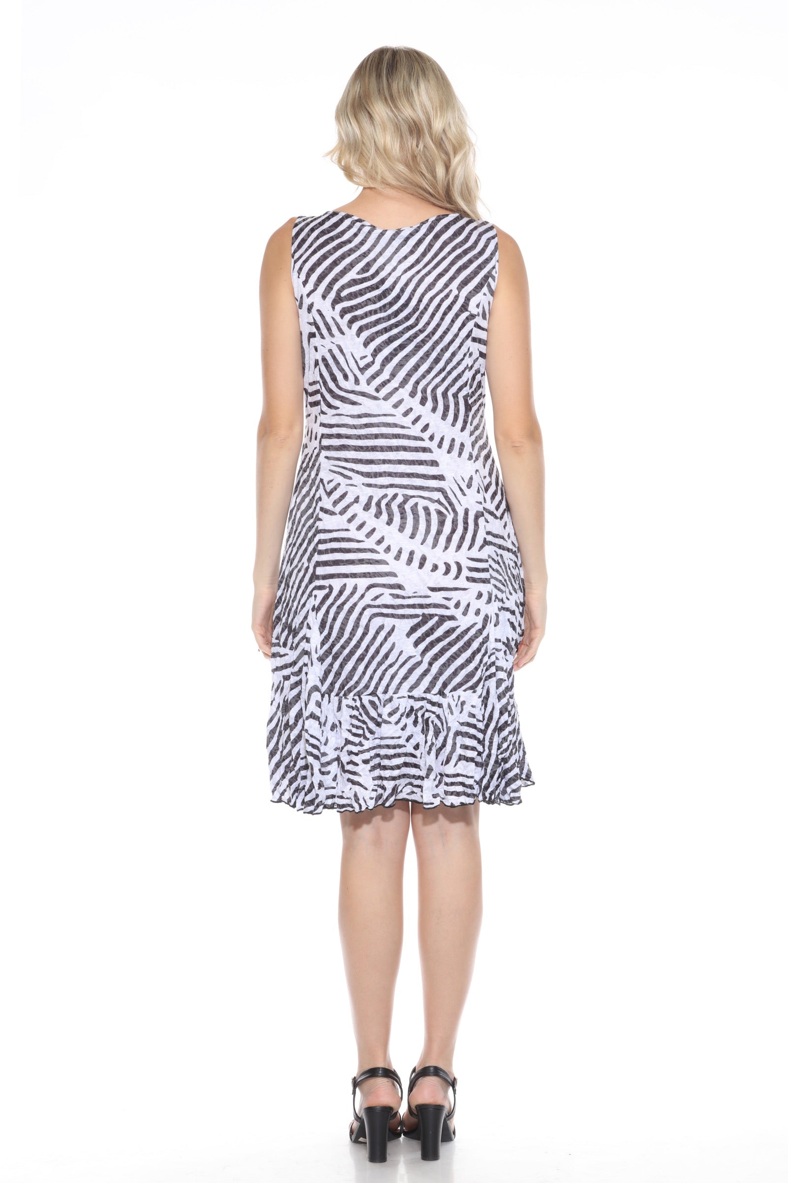 Veronica Dress - Zebra Mix