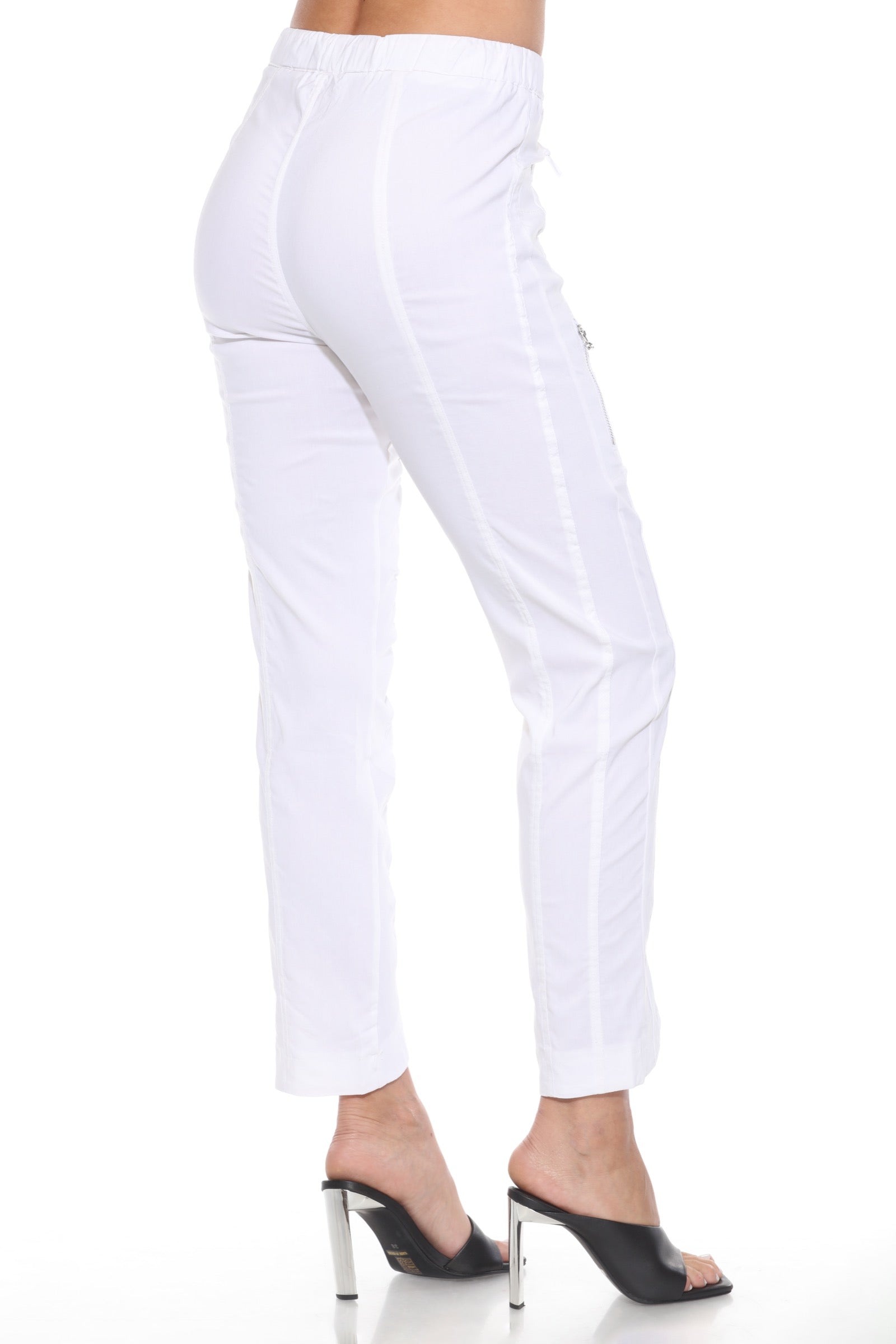 Ruched Scallop Cargo Pant