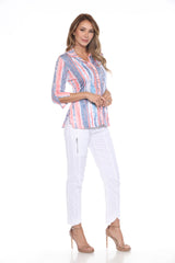 Sabrina Shirt - Denim Streaks