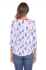 V-Neck Top - Liberty Sails