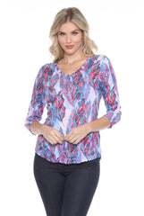 V-Neck Top - Petal Essence