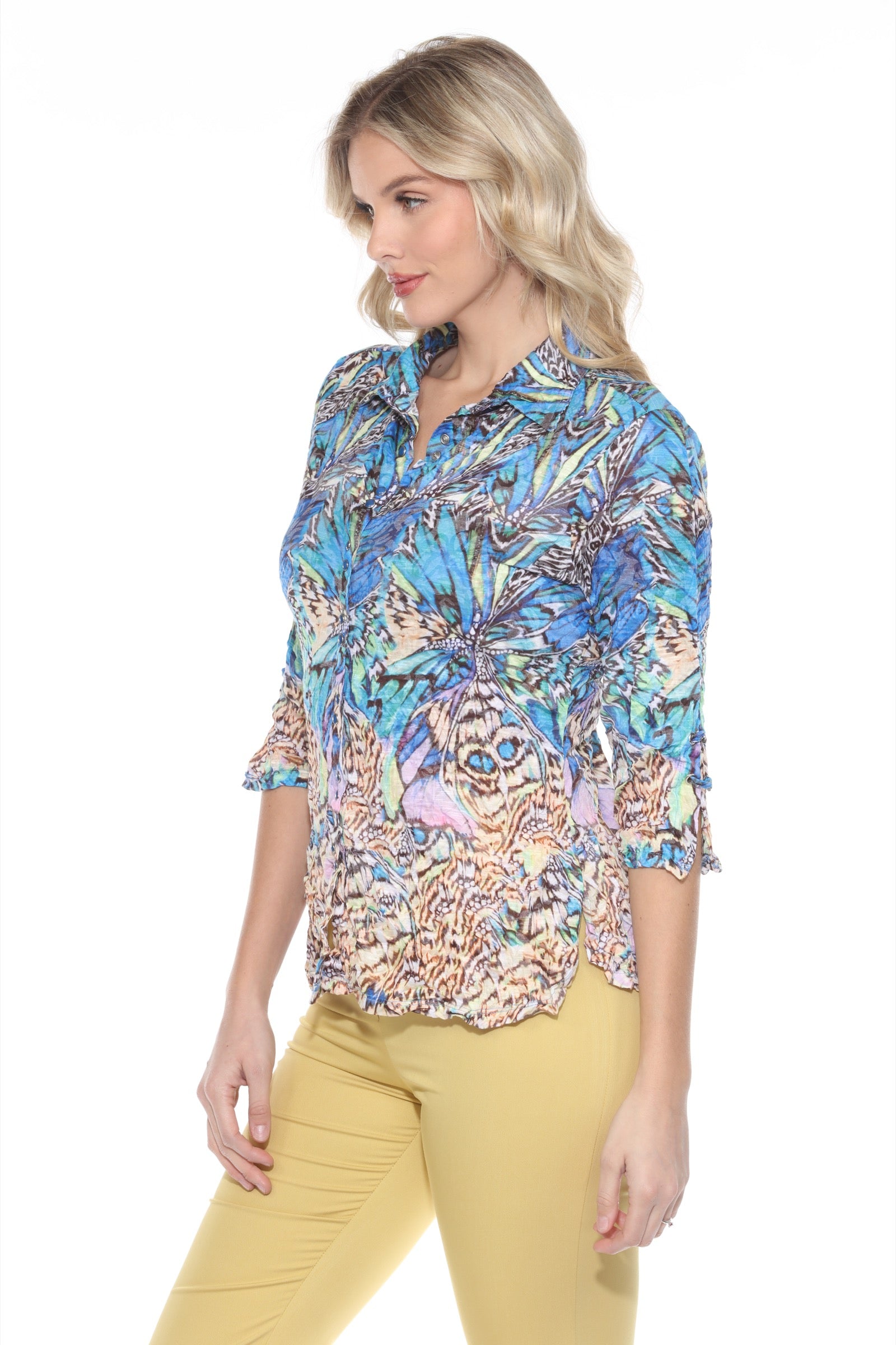 Sabrina Shirt - Butterfly Prism