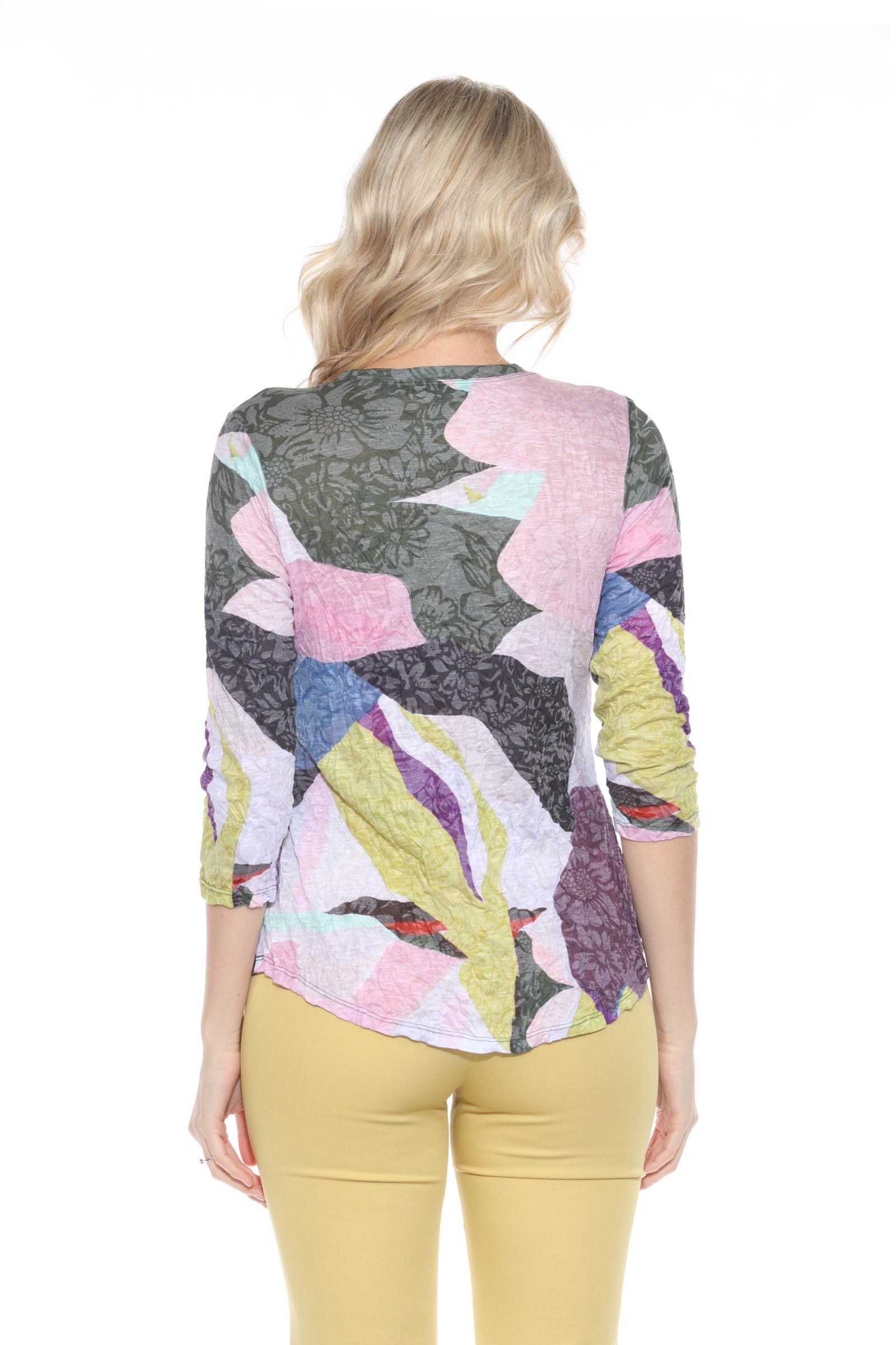 Round-Neck Top - Serene Palette