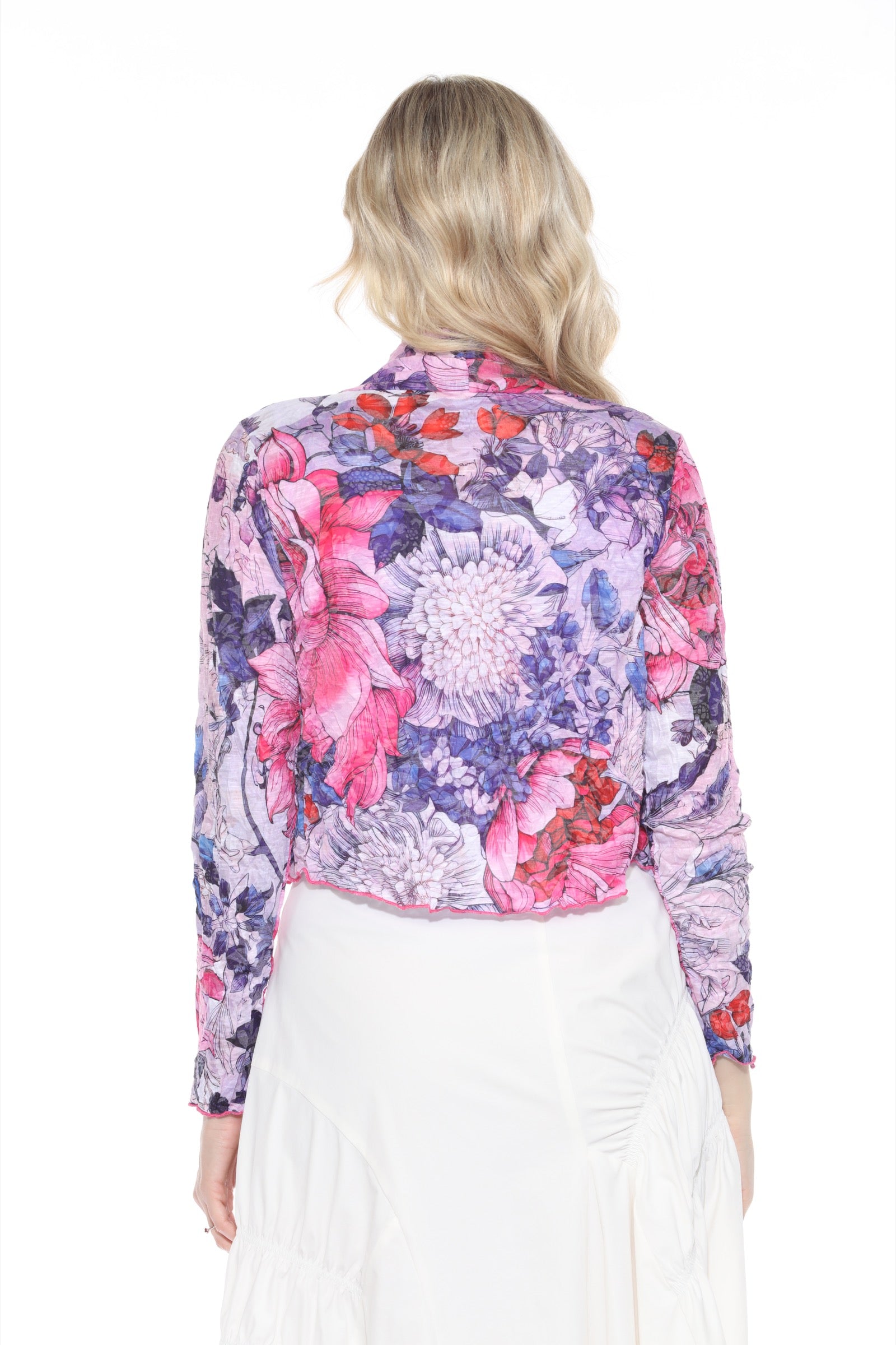 Claire Cardigan - Floral Serenade