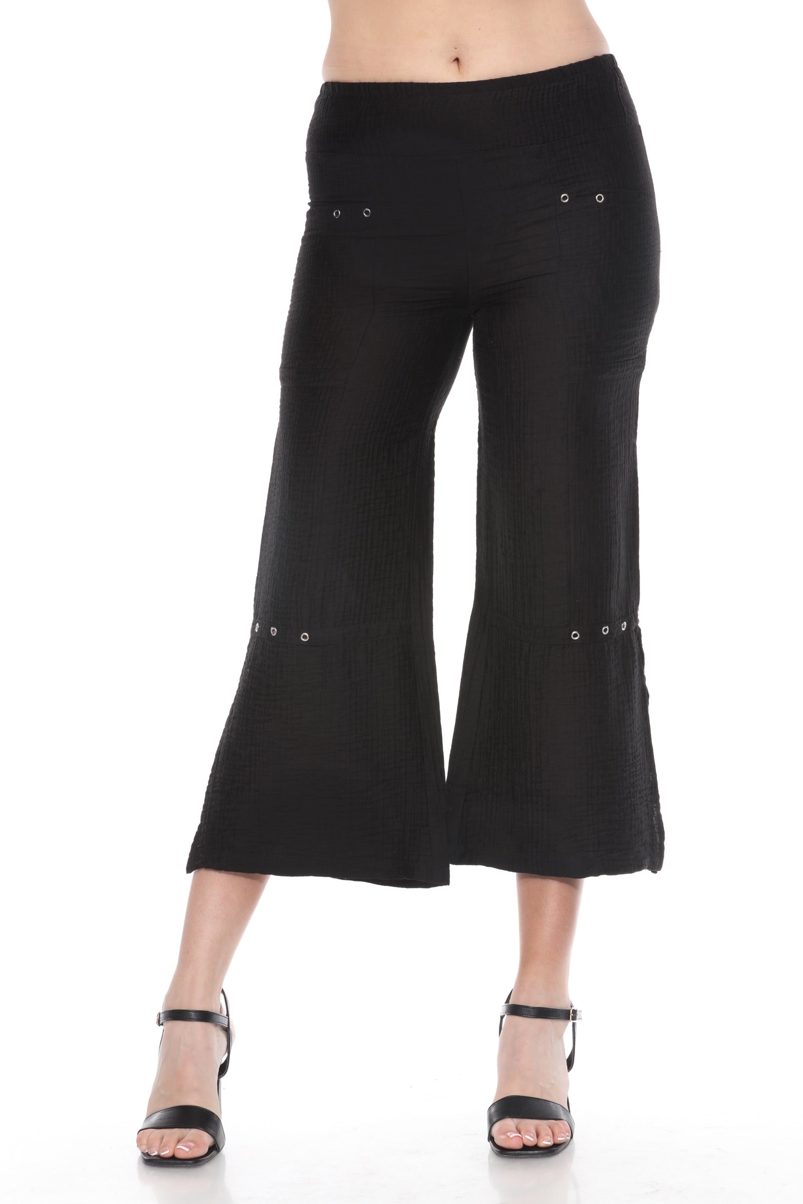 Split Hem Pant w/ Rivets