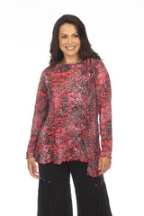 Melanie Top - Red Scales - CARINE