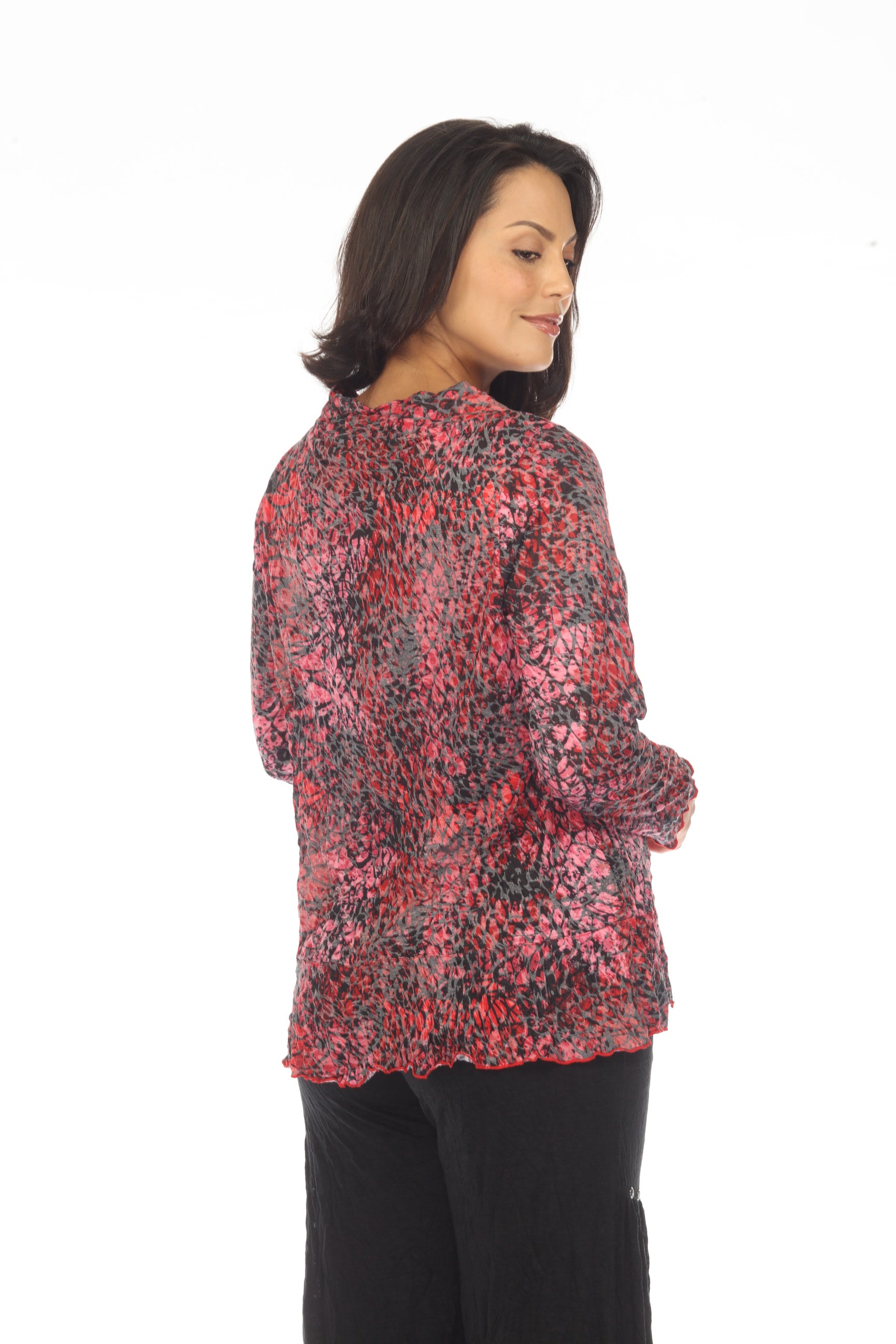 Melanie Top - Red Scales - CARINE