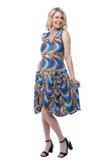 Valerie Dress - Ebb and Flow - CARINE