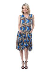 Valerie Dress - Ebb and Flow - CARINE