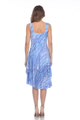 Paige Dress - Blue Current - CARINE