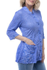 Sylvia Shirt - Blue - CARINE