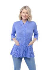 Sylvia Shirt - Blue - CARINE