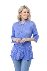 Sylvia Shirt - Blue - CARINE